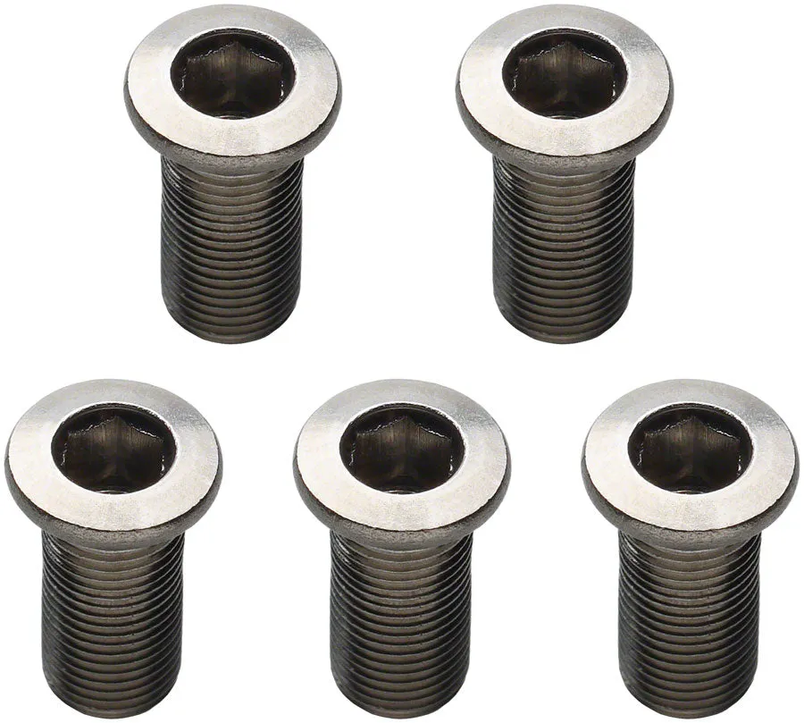 16mm Inner Chainring Bolts Silver Stainless Steel