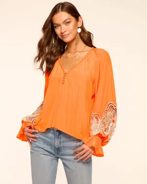 Adelaide Embellished V-Neck Blouse
