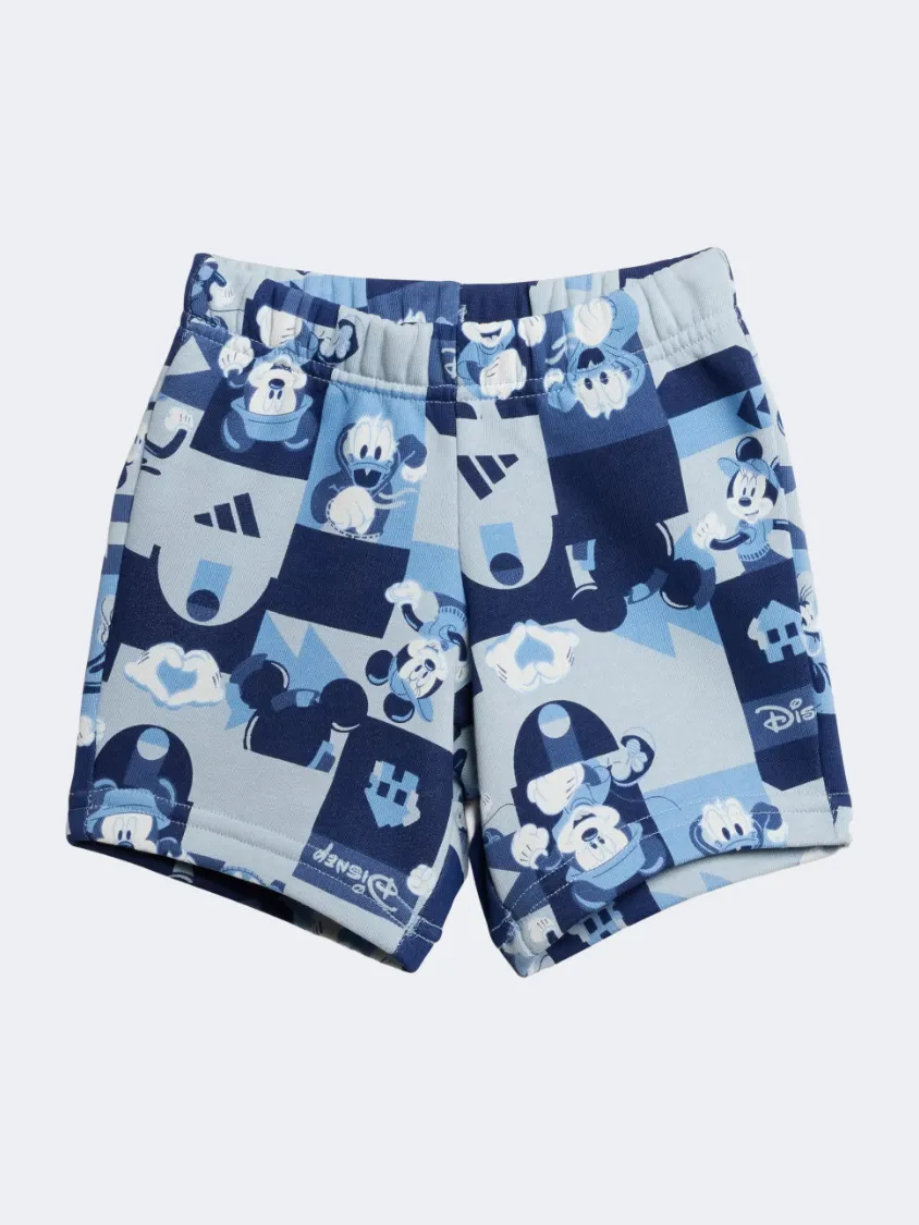 Adidas Disney Mickey Mouse Baby-Boys Sportswear Set Dark Blue/Yellow