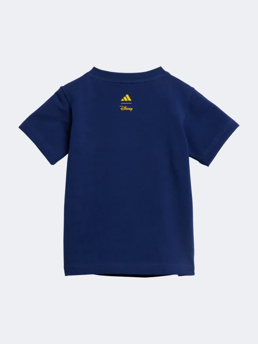 Adidas Disney Mickey Mouse Baby-Boys Sportswear Set Dark Blue/Yellow
