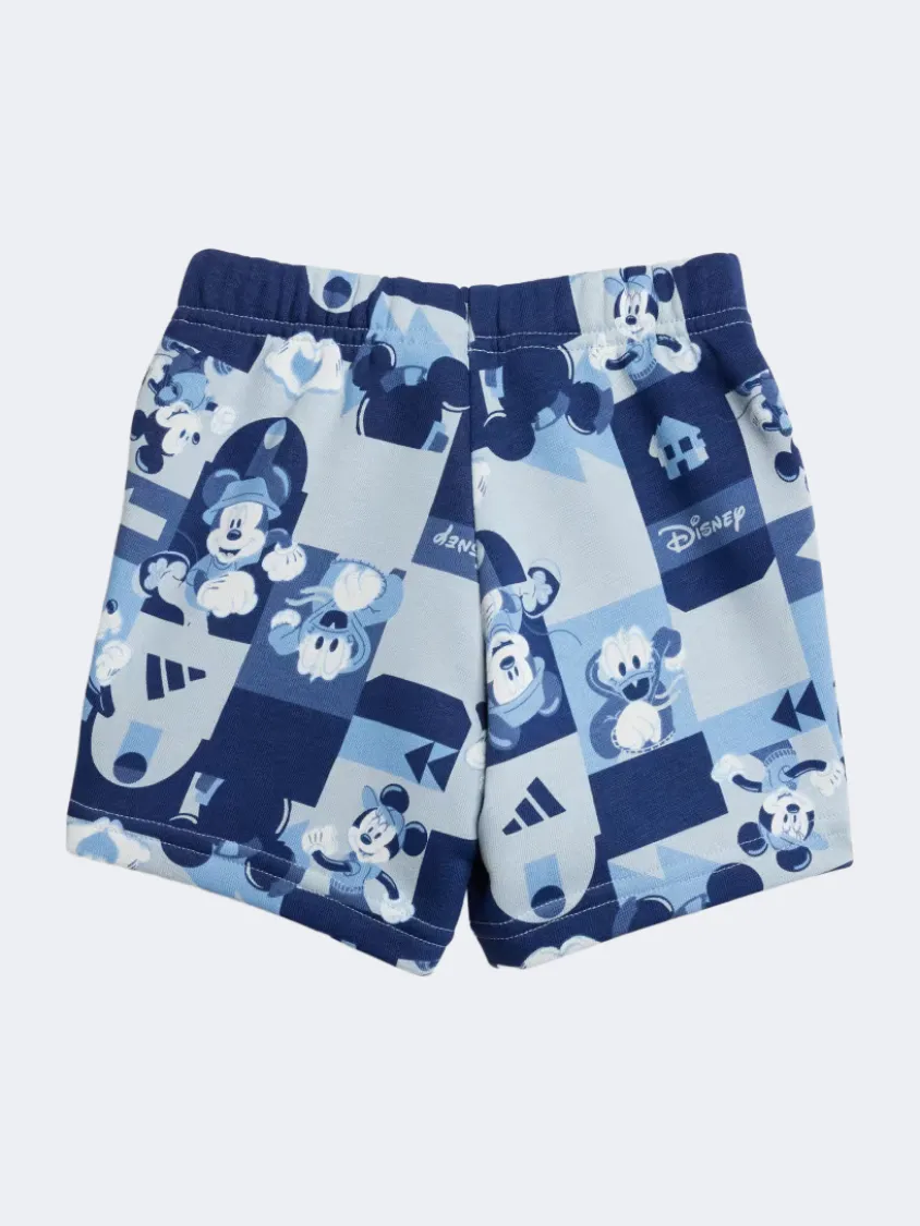 Adidas Disney Mickey Mouse Baby-Boys Sportswear Set Dark Blue/Yellow