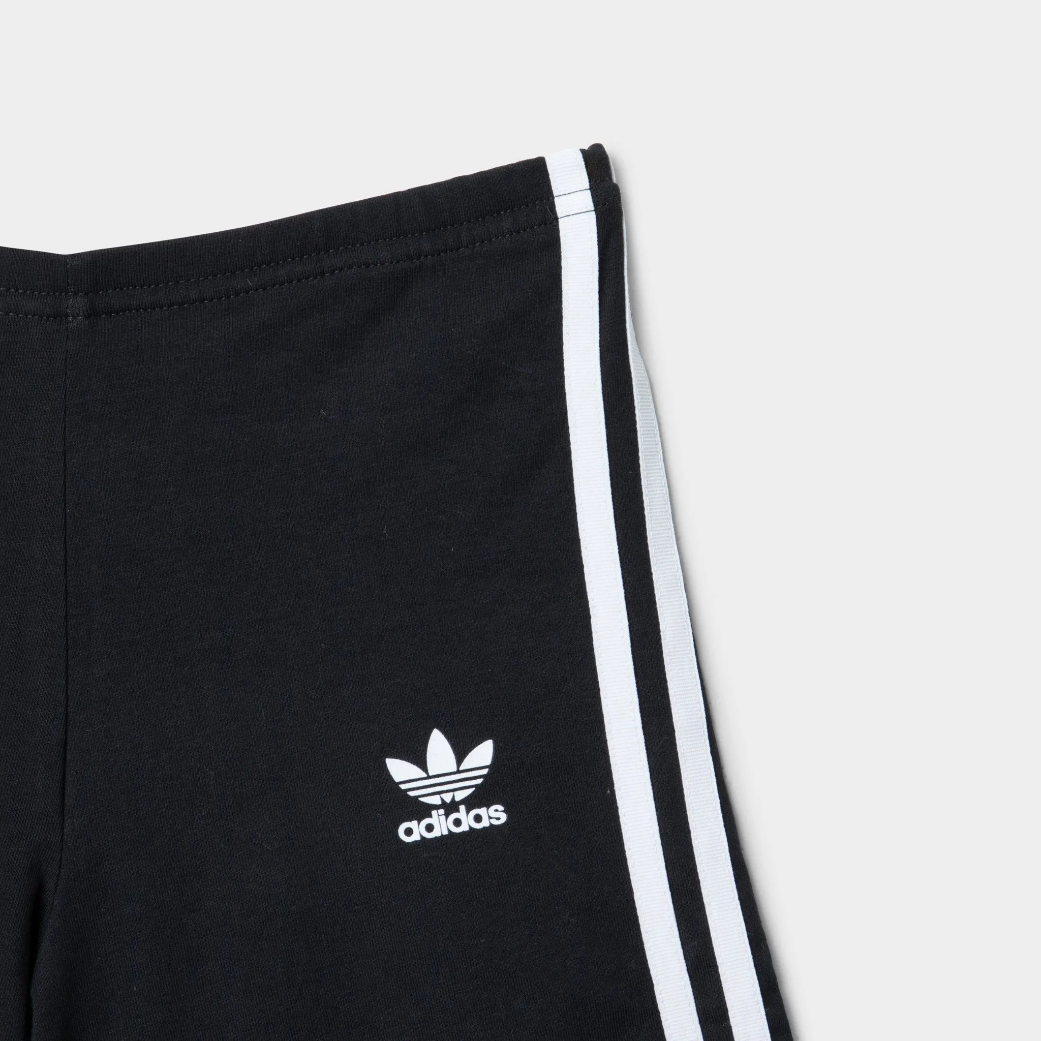 adidas Originals Junior Girls' Adicolor Cycling Shorts Black / White