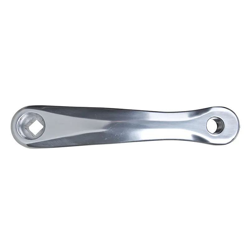 Alloy Left Arm 152mm SQR JIS crankset silver