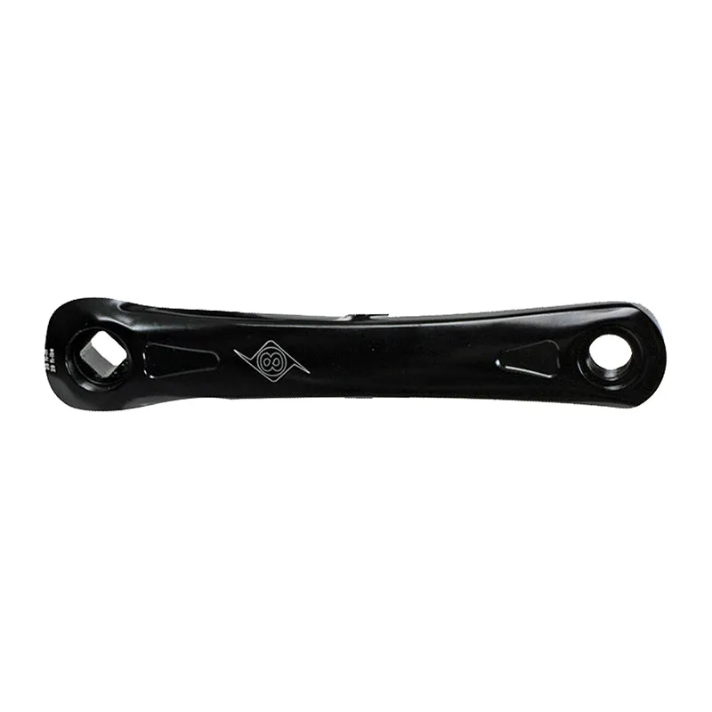 Alloy Left Arm 175mm SQR JIS crankset black