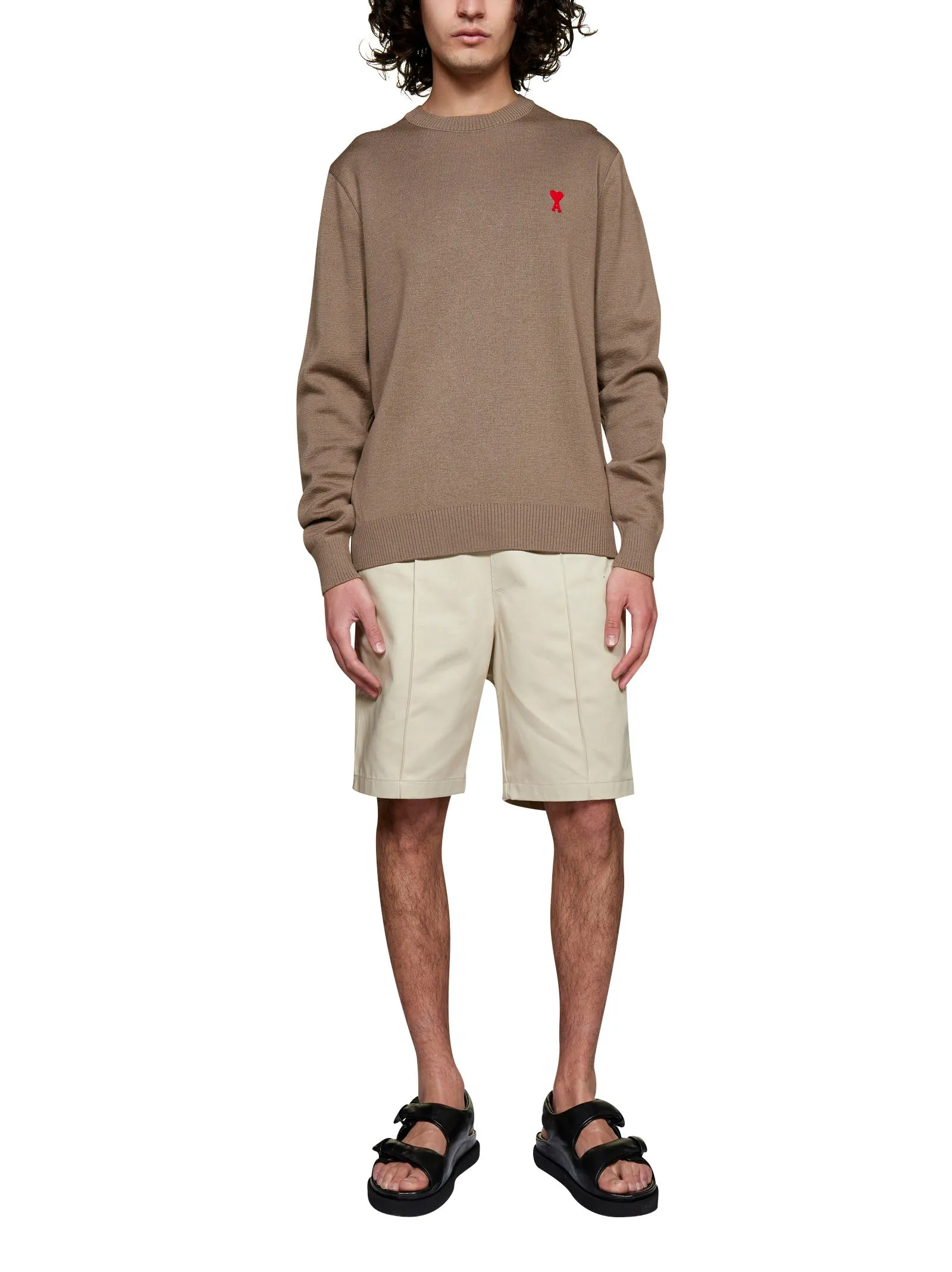 AMI Elasticated Waist Bermuda Shorts