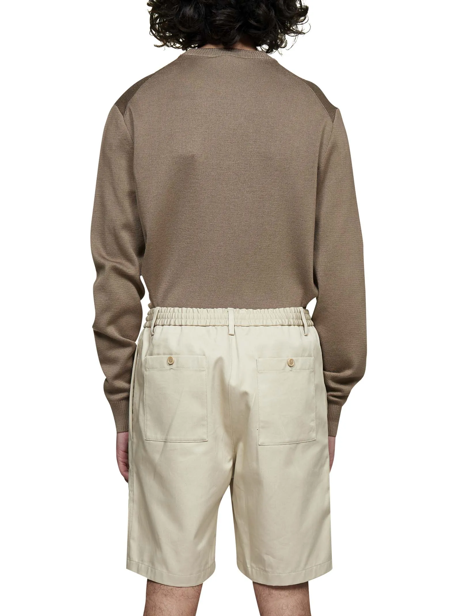 AMI Elasticated Waist Bermuda Shorts