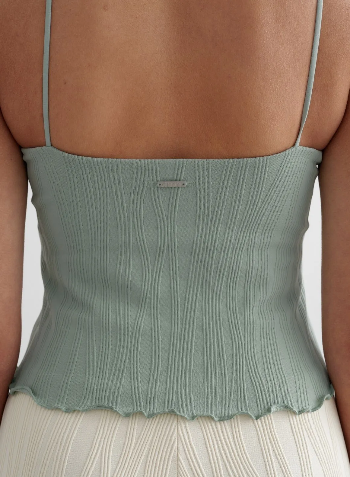 Aqua Tulip Singlet