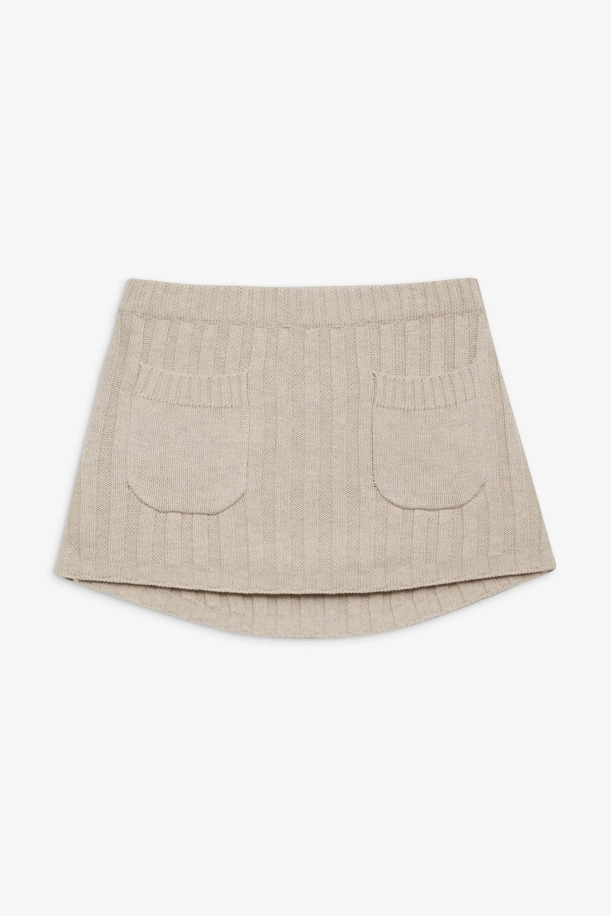 Ashton Knit Mini Skort - Cream