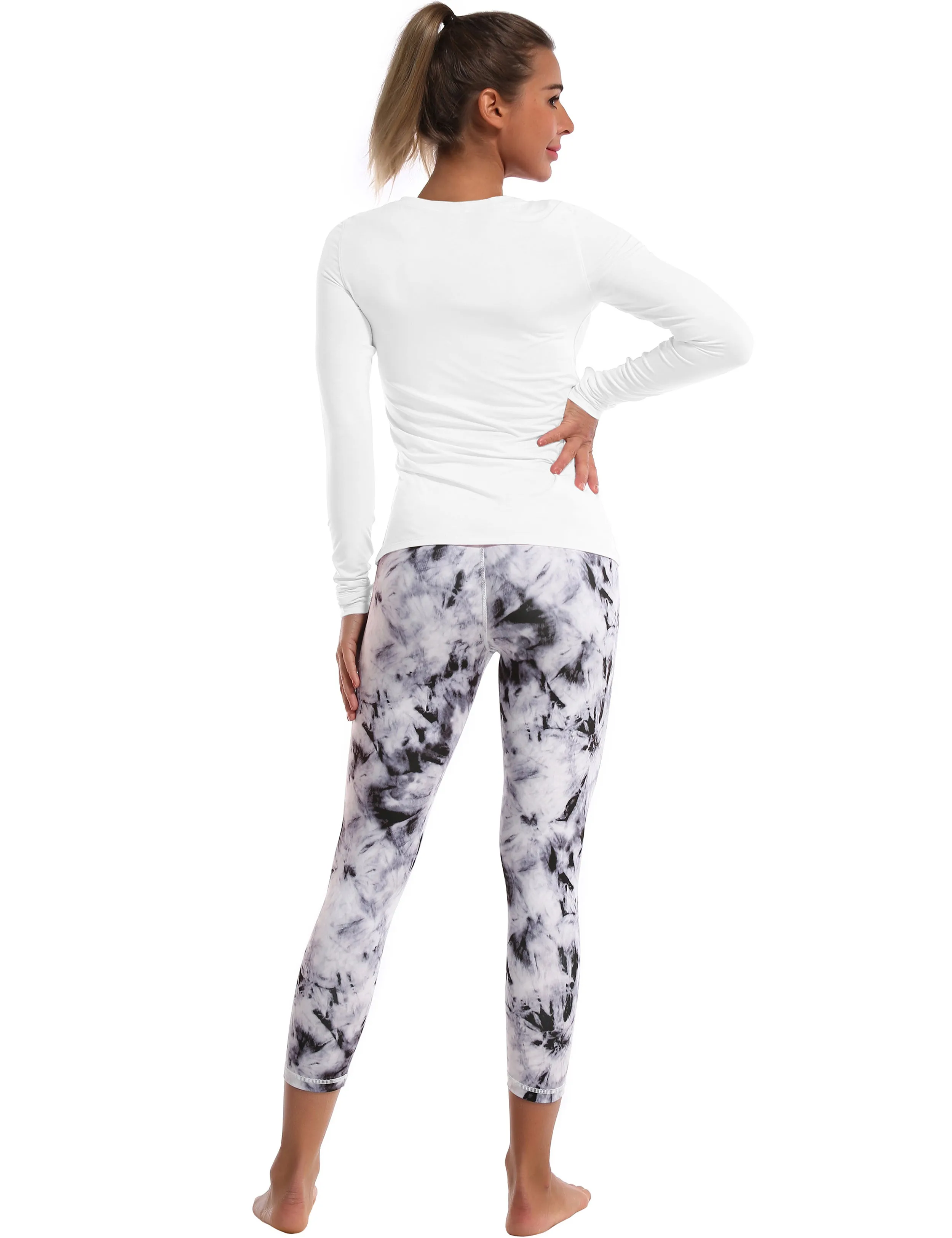 Athlete Long Sleeve Tops white_Tall Size