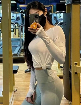 Athlete Long Sleeve Tops white ins_Plus Size