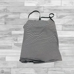 Athletic Tank Top By Nike In Black & White, Size: Xl