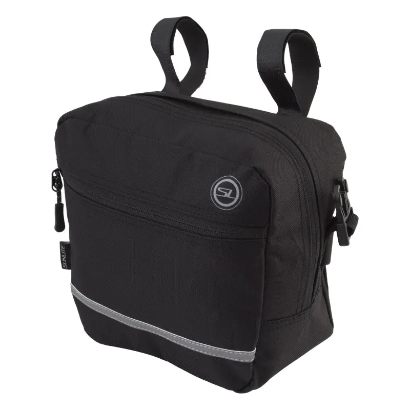Bar Tender II Handlebar Bag Velcro Straps 9.1x4.3x8.3` 300 c.i. Black