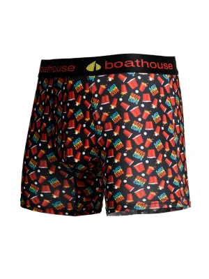 BOATHOUSE NOVELTY BOXER BRIEF - BEER PONG - CLEARANCE