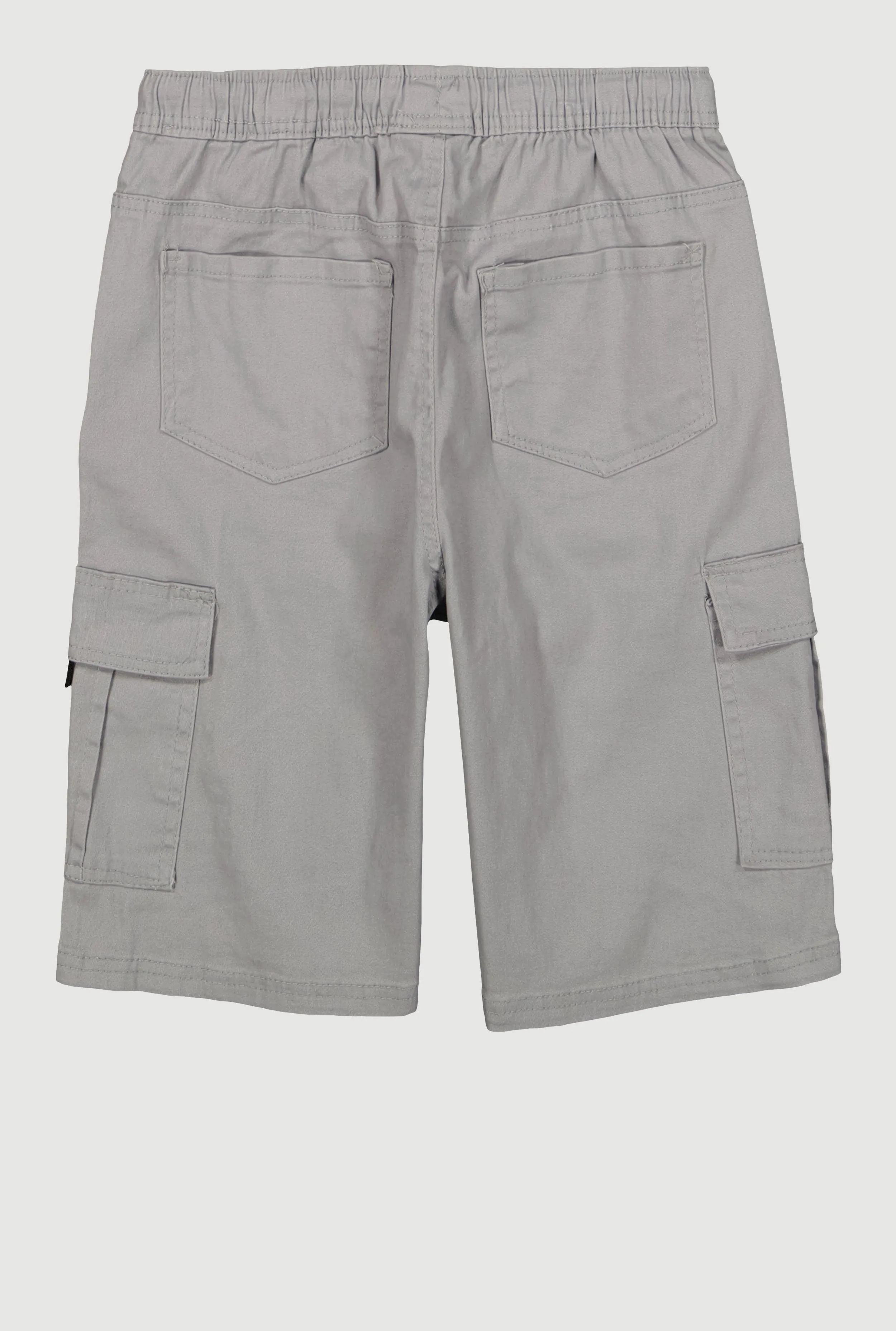 Boys Drawstring Waist Cargo Pocket Shorts