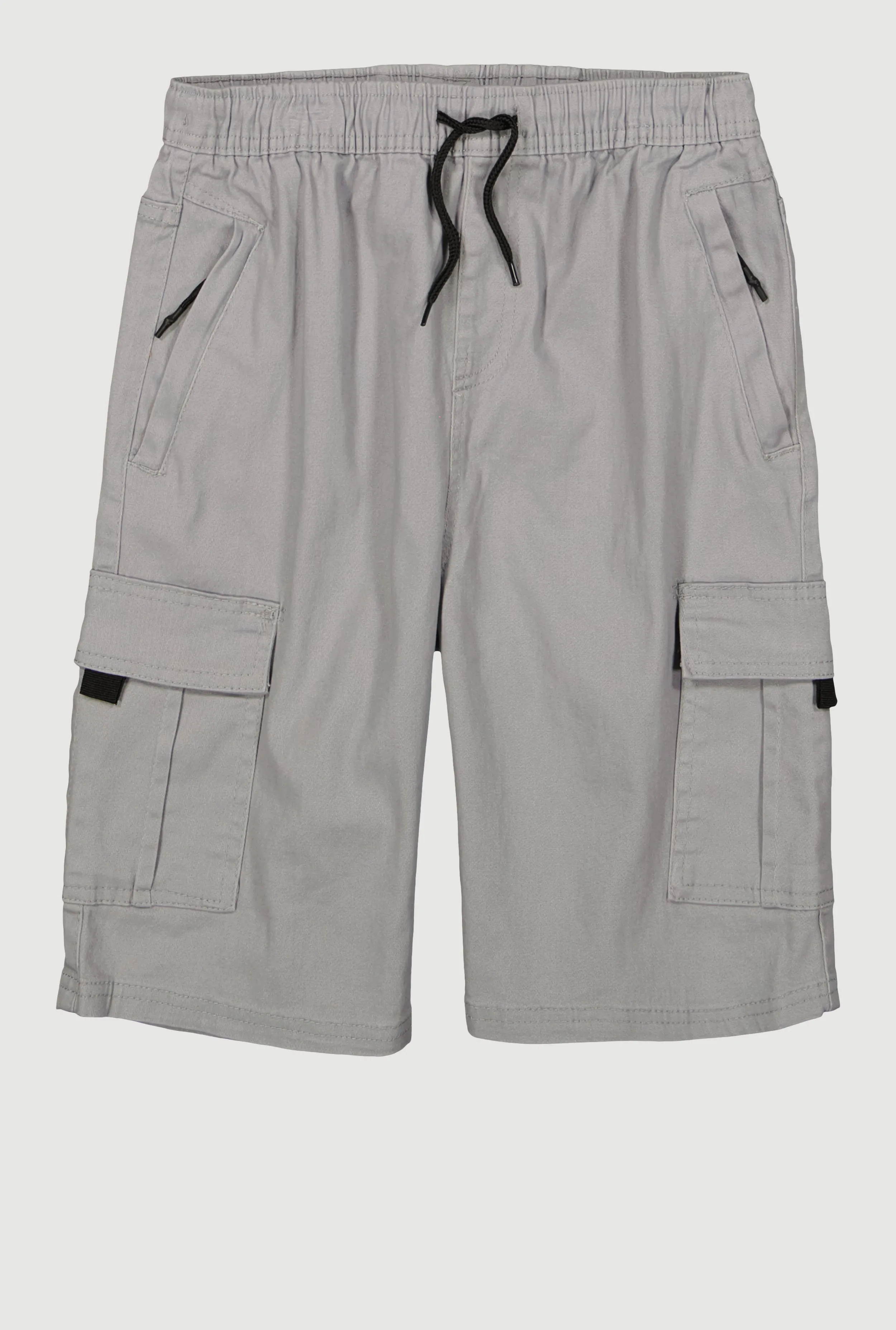 Boys Drawstring Waist Cargo Pocket Shorts