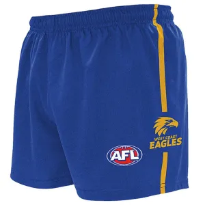 Burley Sekem West Coast Eagles AFL Replica Kids Shorts