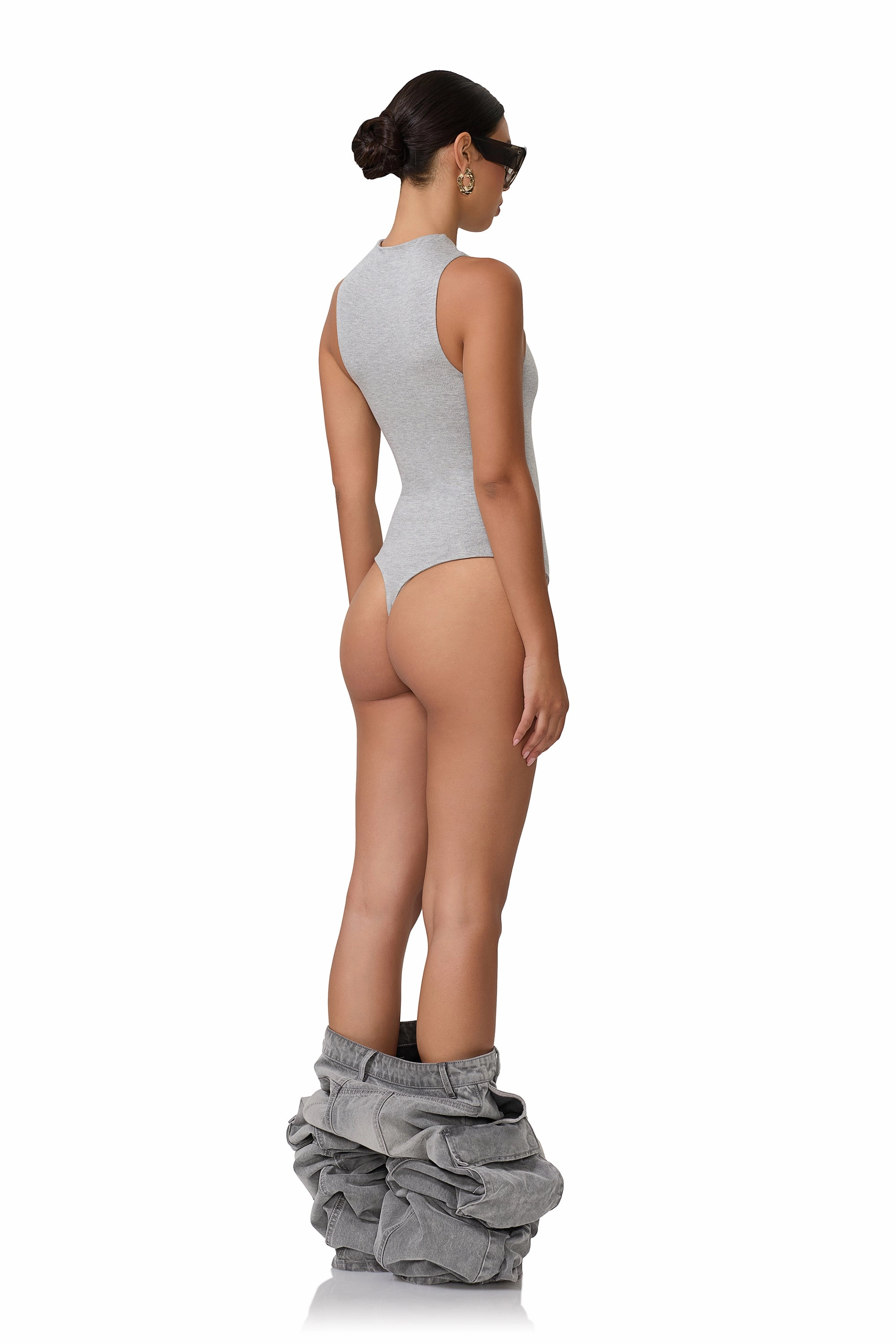 Cami Bodysuit - Heather Grey