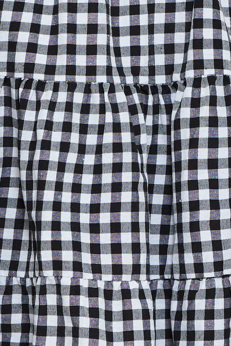 Check Cami Top Crop
