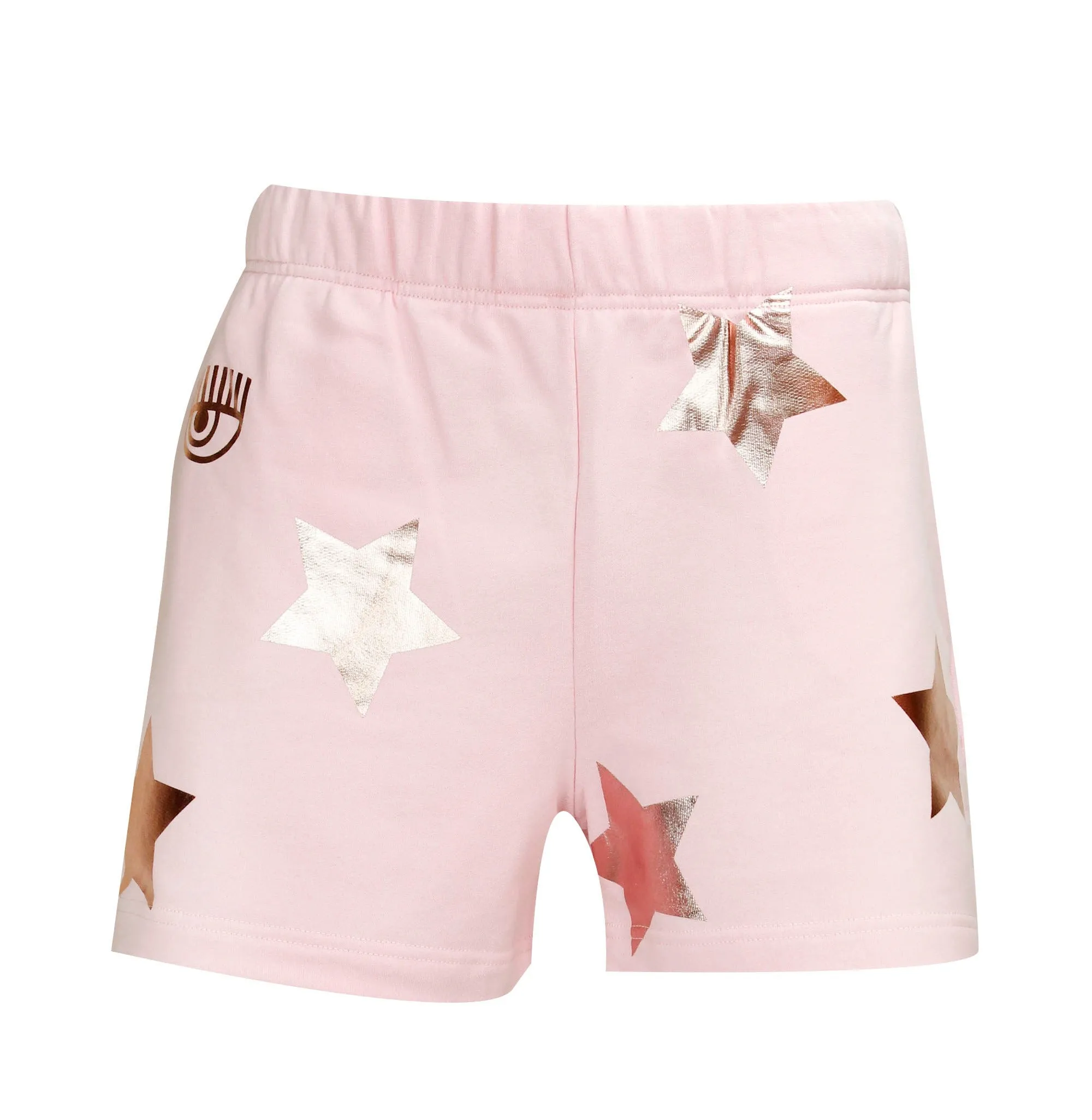 Chiara Ferragni Star Patch Elasticated-Waist Track Shorts