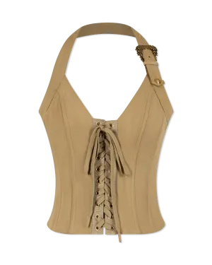 Corset Lace-Up Top