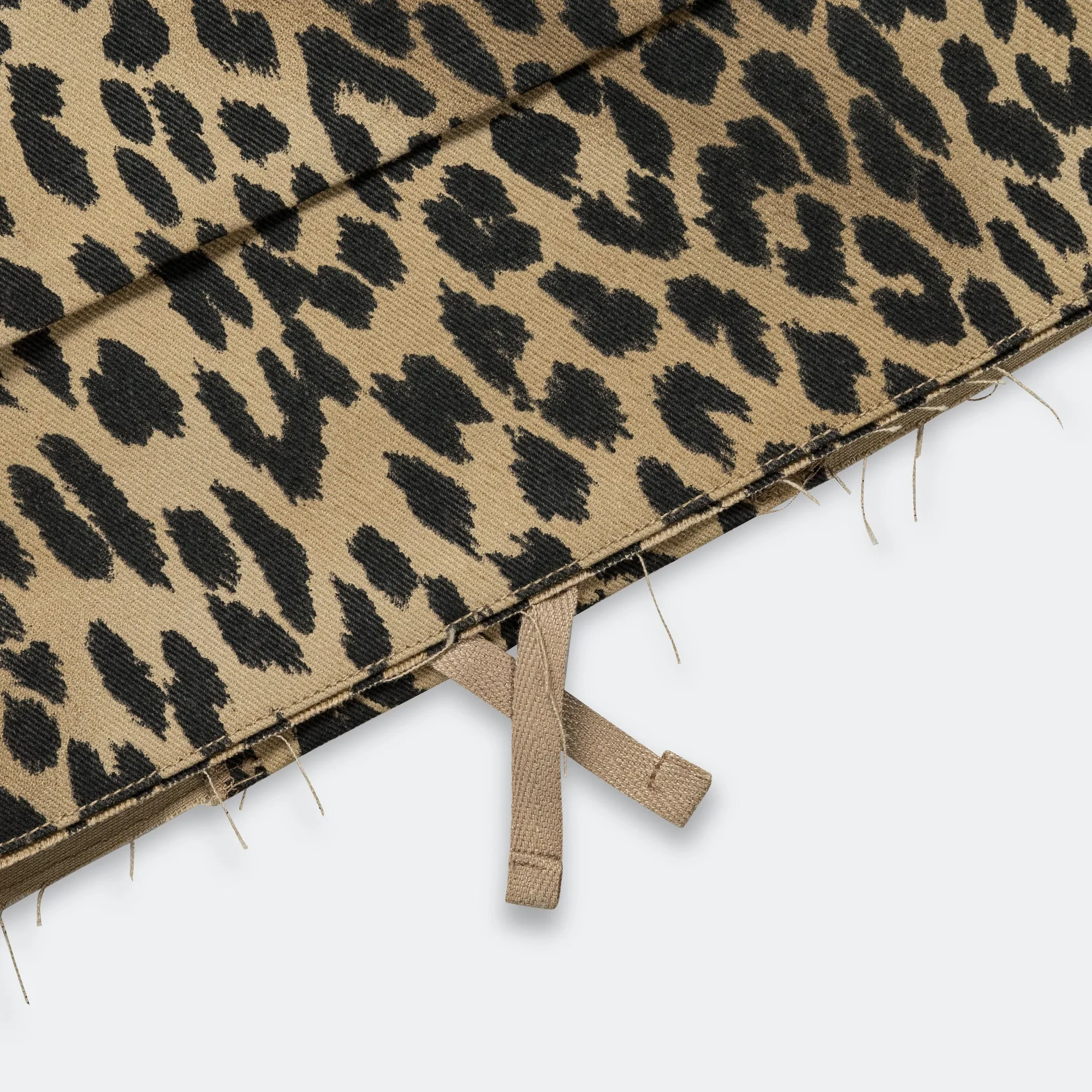 Depot Leopard Cargo Shorts - Beige