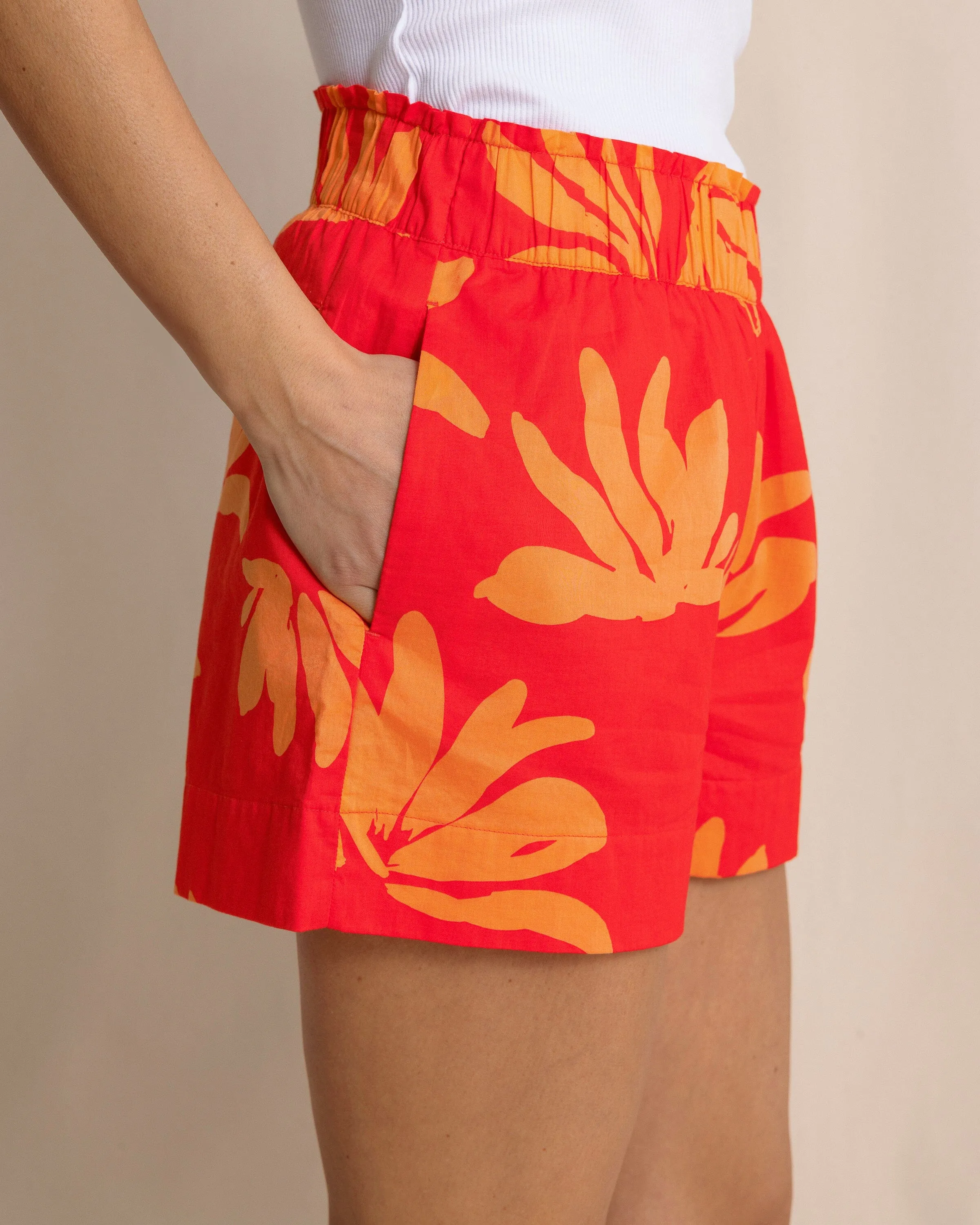 Elyse Leafy Luxe Printed Shorts