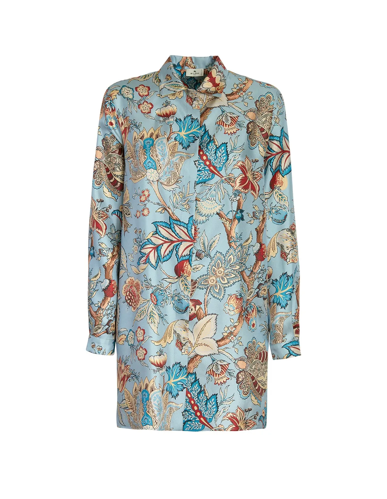 Etro Floral Print Long-Sleeved Shirt