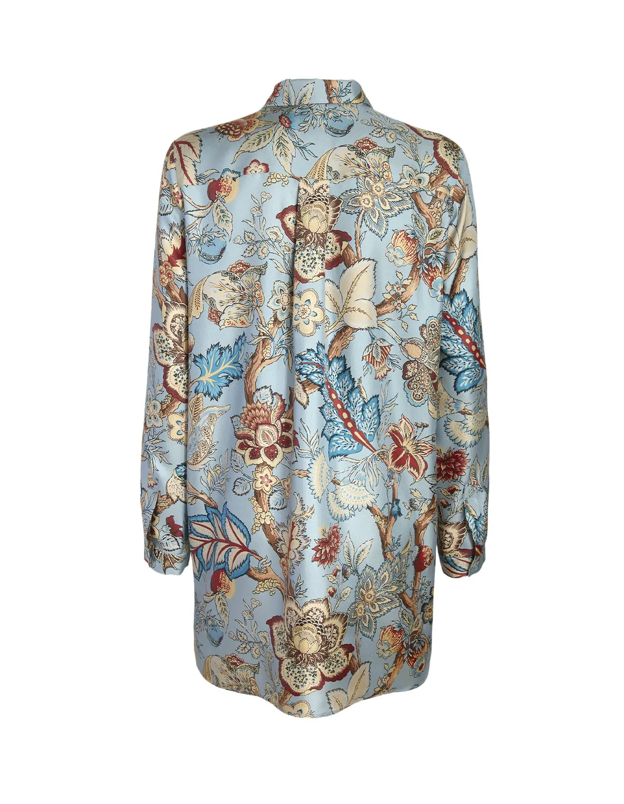 Etro Floral Print Long-Sleeved Shirt