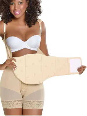 Fajas MYD 0101 - Adjustable Abdominal Flattening Board for Liposuction & Tummy Tuck Recovery