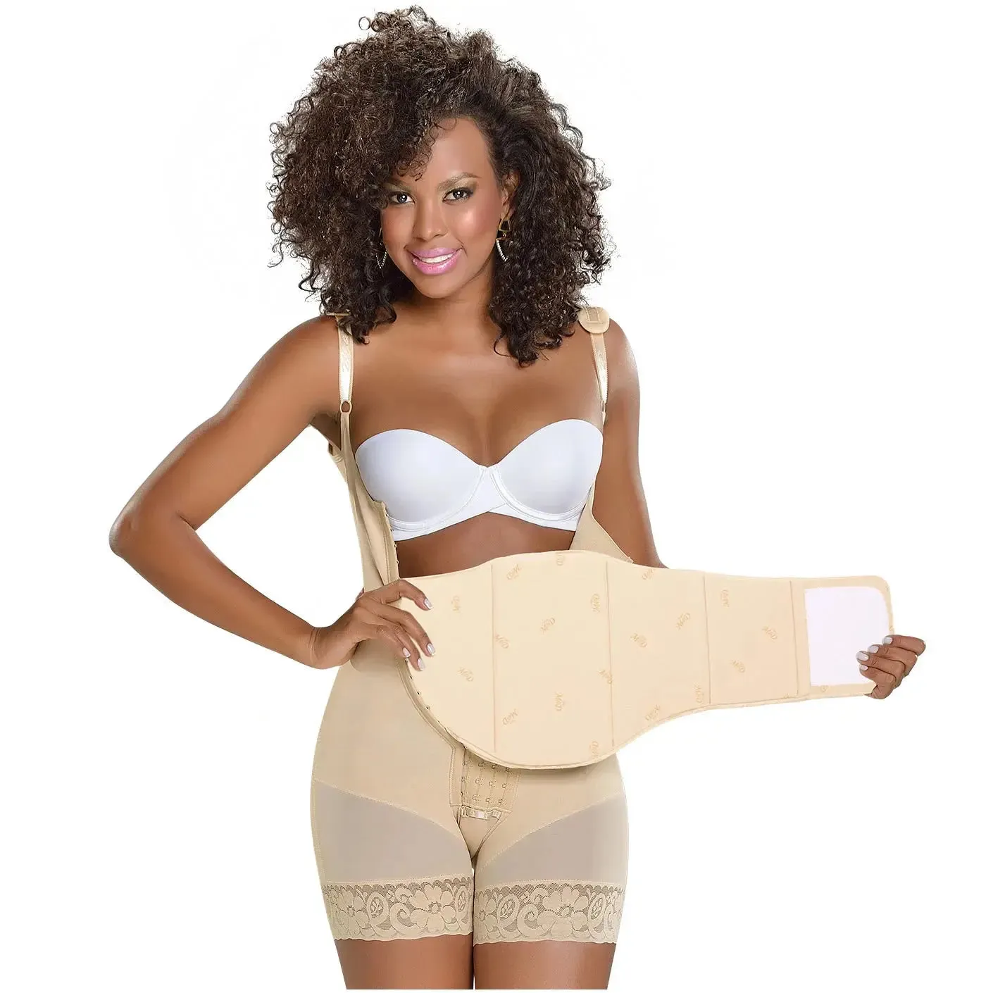 Fajas MYD 0101 - Adjustable Abdominal Flattening Board for Liposuction & Tummy Tuck Recovery