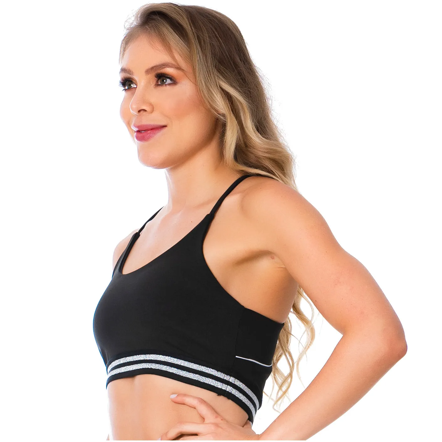 FLEXMEE Sportwear-Sport Bra 902053 2020-1 Spring Summer Collection Color Black