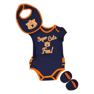 Girls' (Infant) Auburn Tigers Trifecta Set (K423JQ 92N)