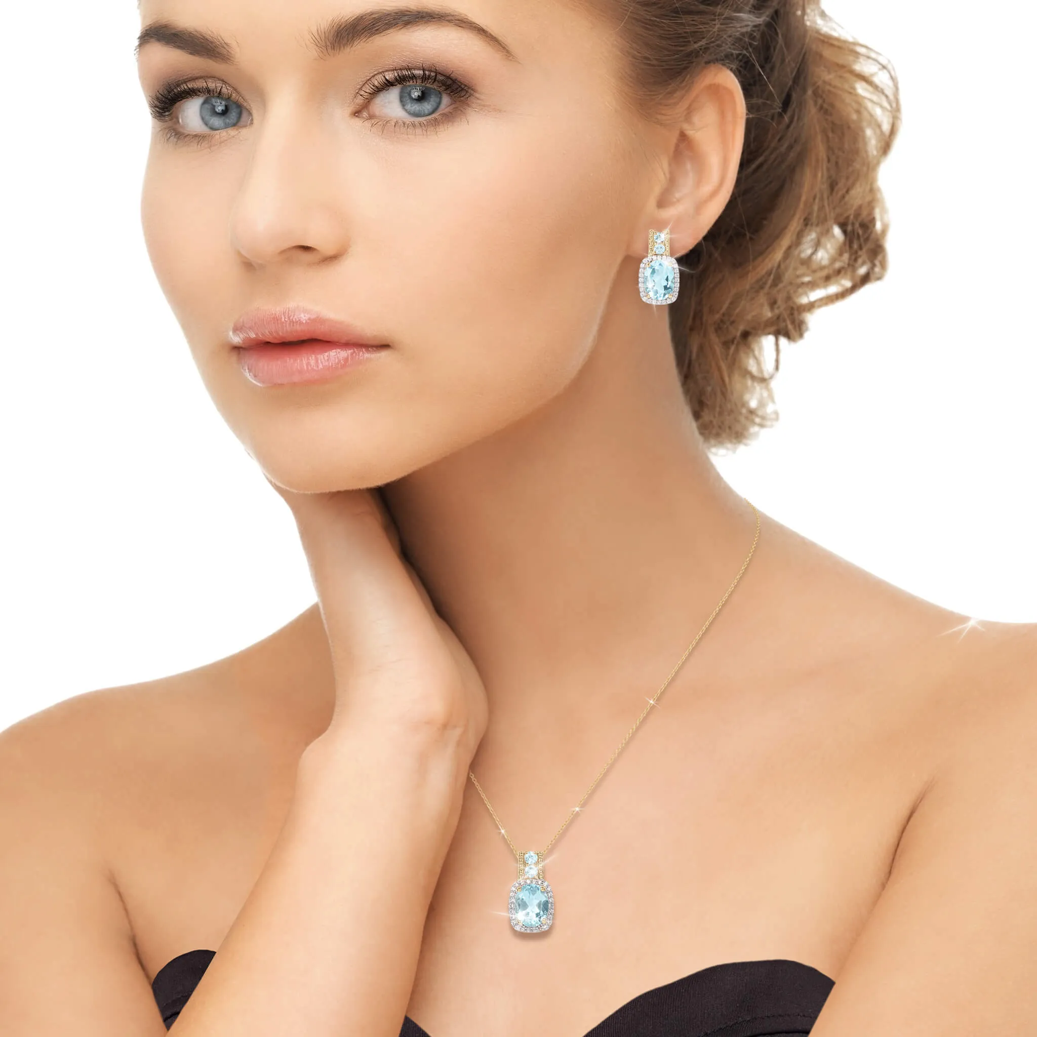 Golden Serenity Blue Topaz Collection