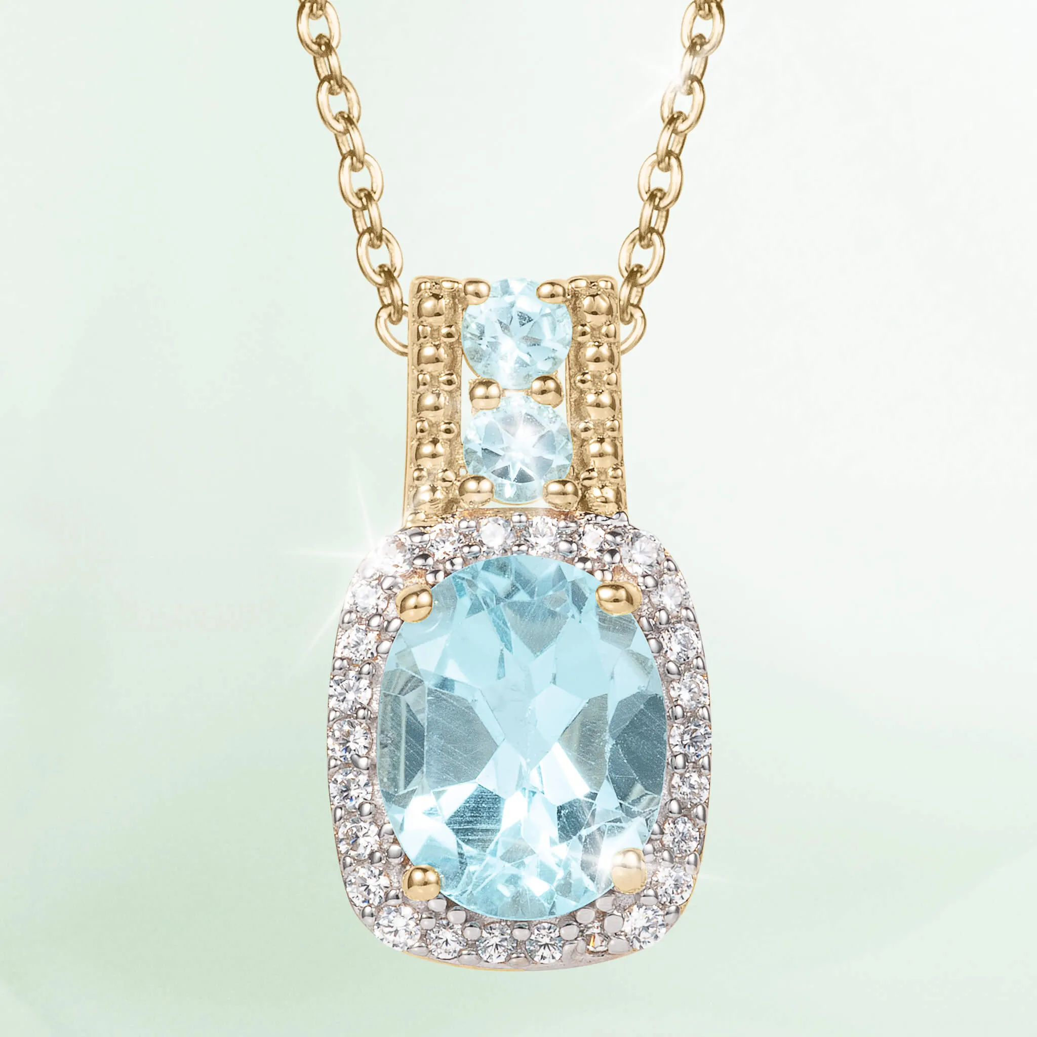 Golden Serenity Blue Topaz Collection