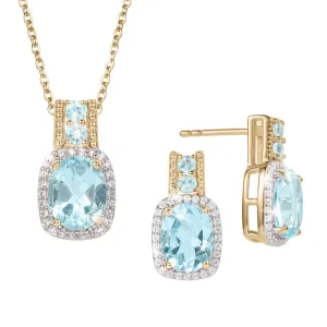 Golden Serenity Blue Topaz Collection