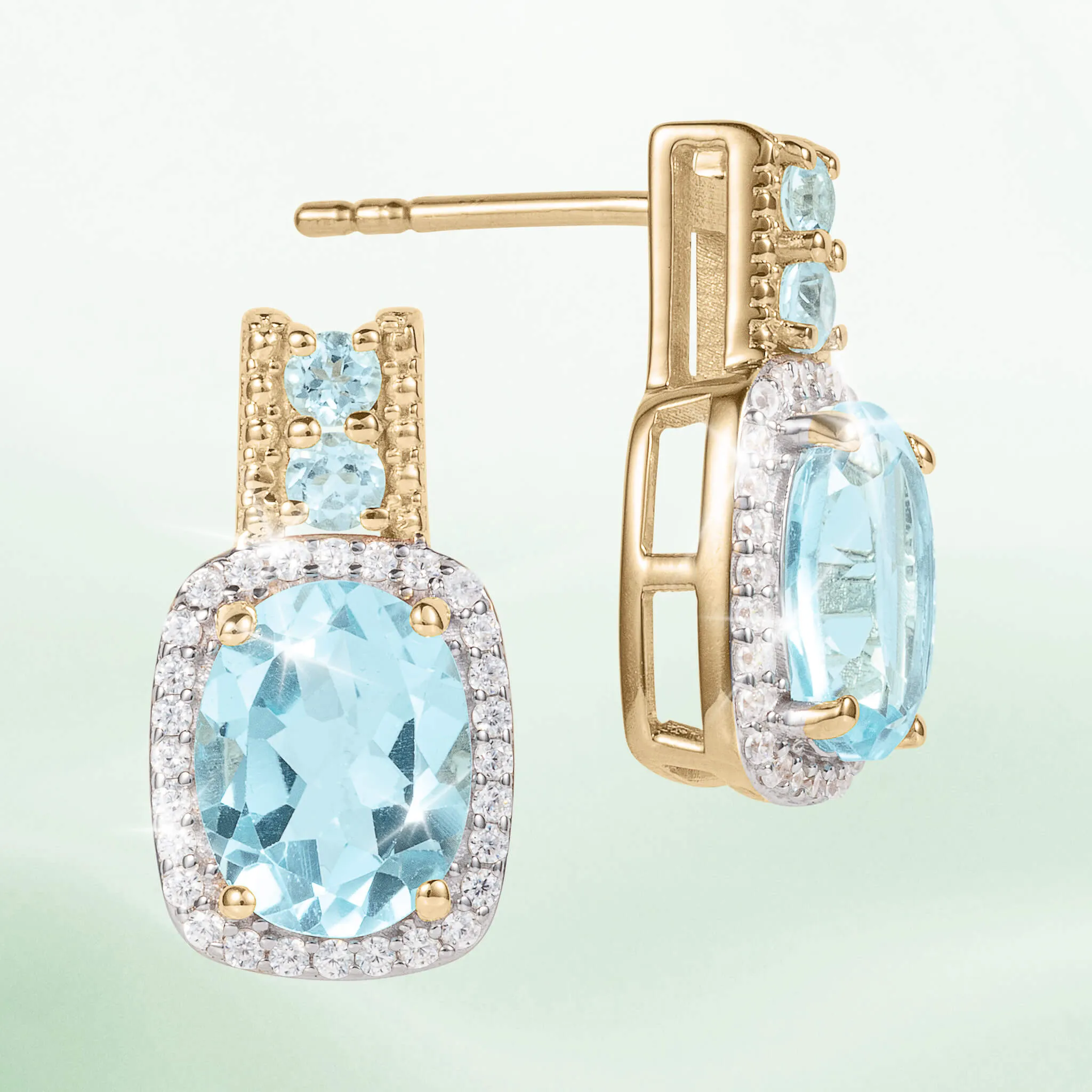 Golden Serenity Blue Topaz Collection