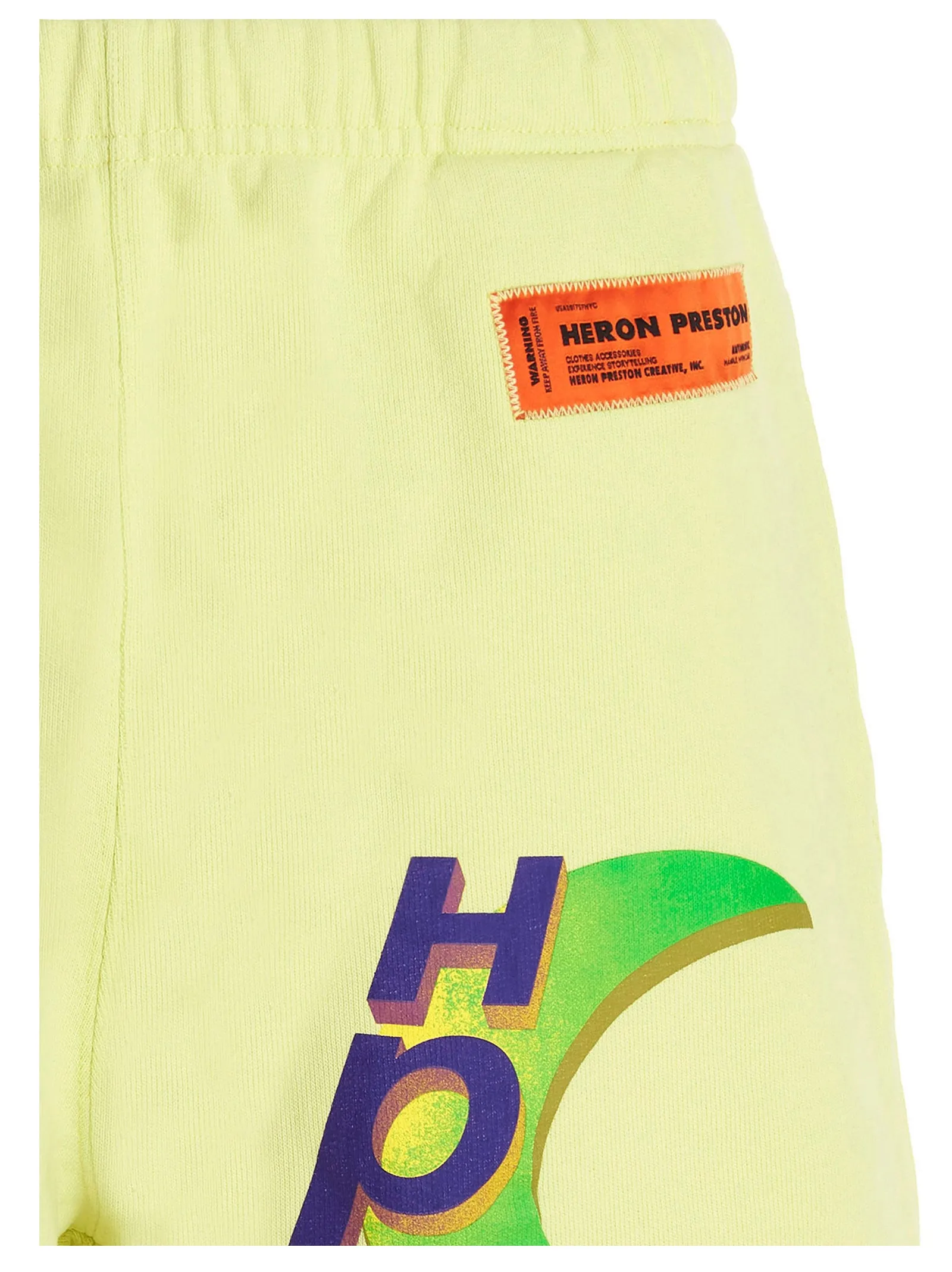 Heron Preston Logo Printed Thigh-Length Track Shorts