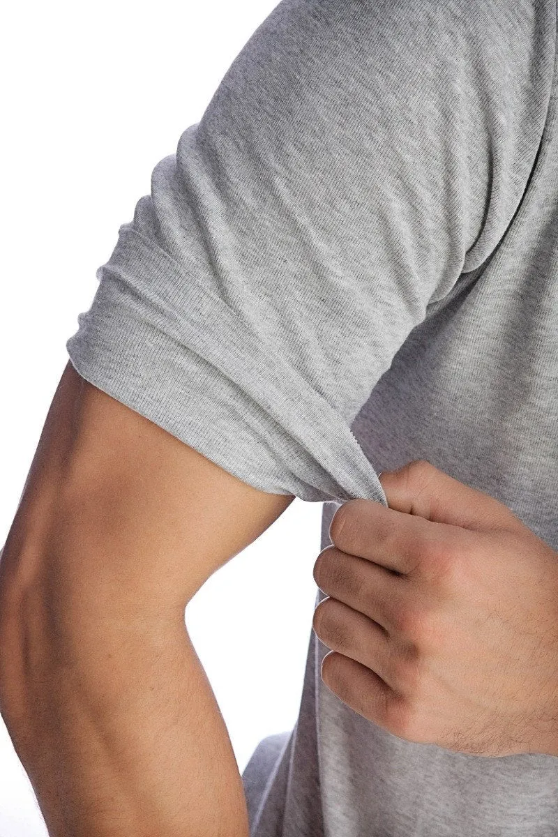 Hybrid V-Neck (Heather Gray)