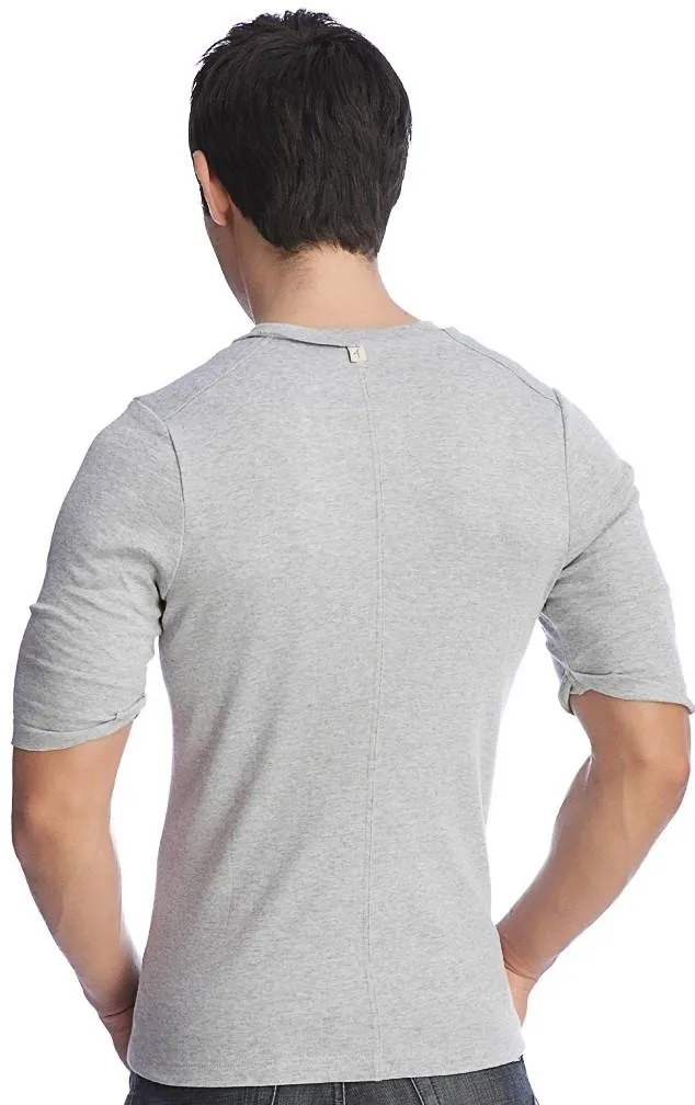 Hybrid V-Neck (Heather Gray)