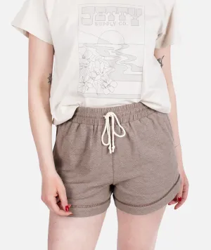 Jacquard Dune Short - Brown