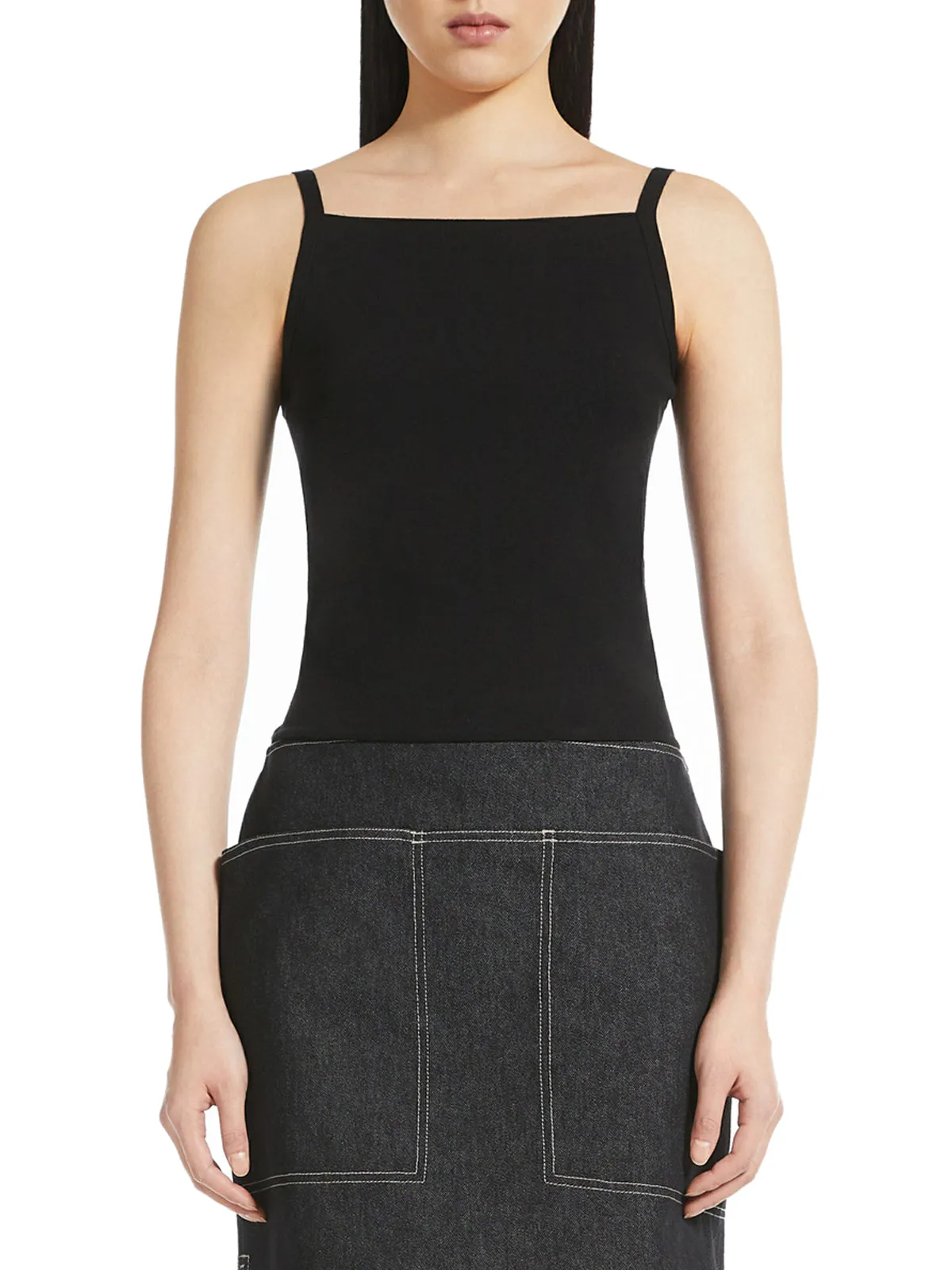 Max Mara Square Neck Basic Camisole