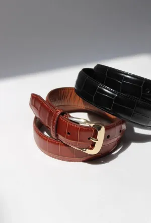MILDRED BELT- BROWN