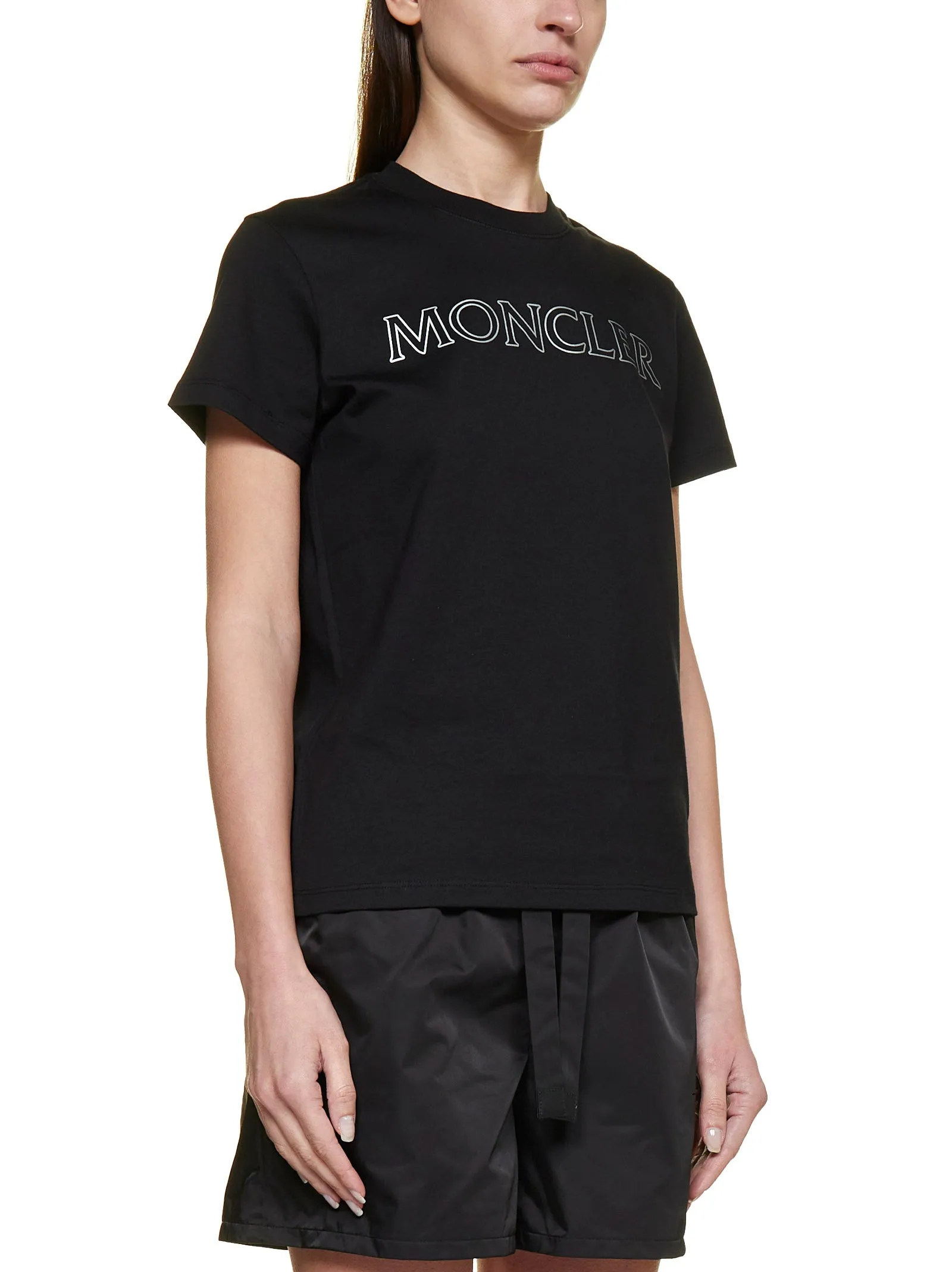 Moncler Drawstring Elastic Waist Shorts