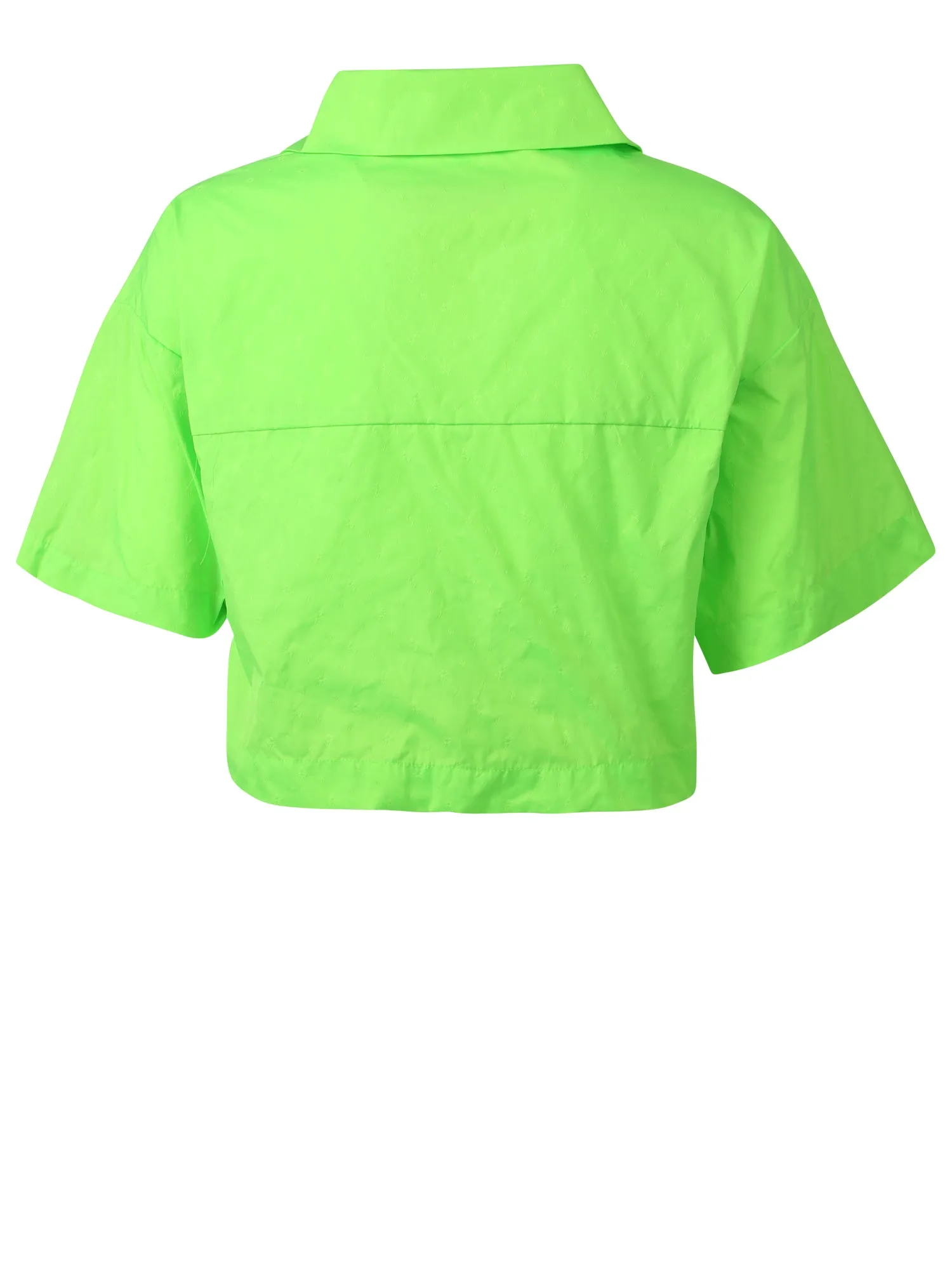 MSGM V-Neck Cropped Blouse