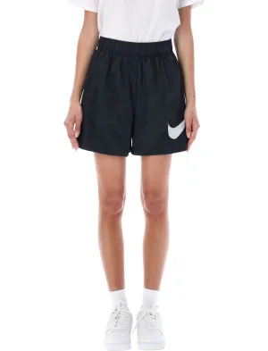 Nike Swoosh Printed Elasticated-Waist Shorts