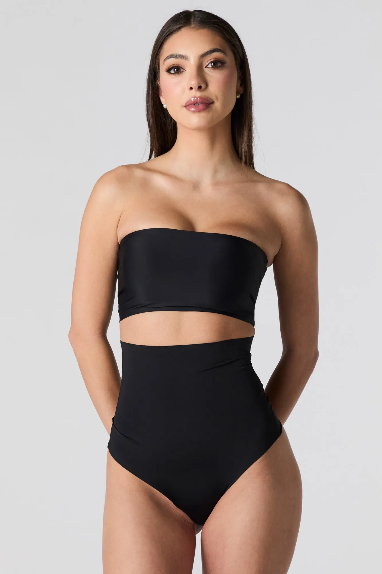No Show High Rise Thong Shapewear