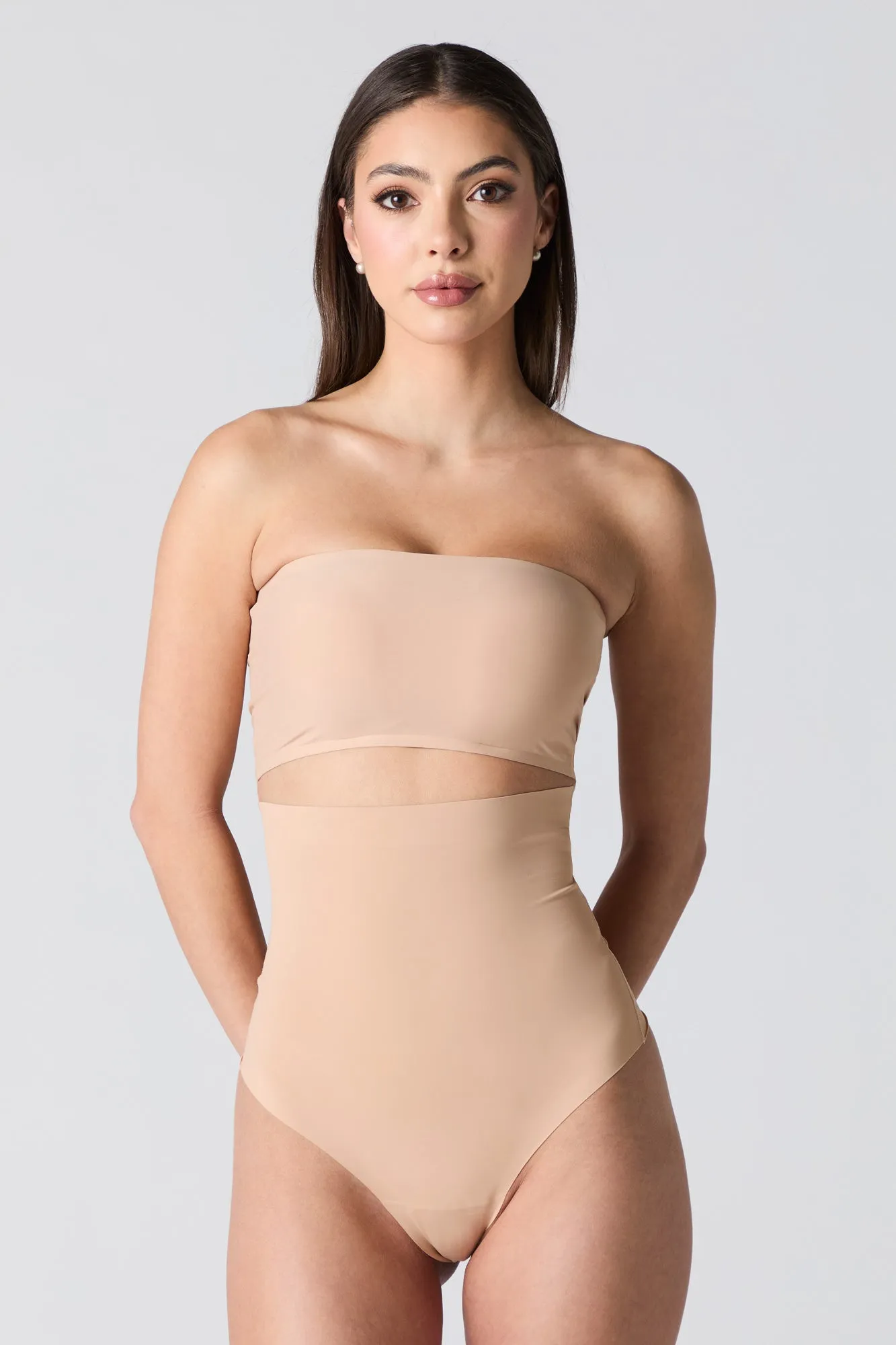 No Show High Rise Thong Shapewear