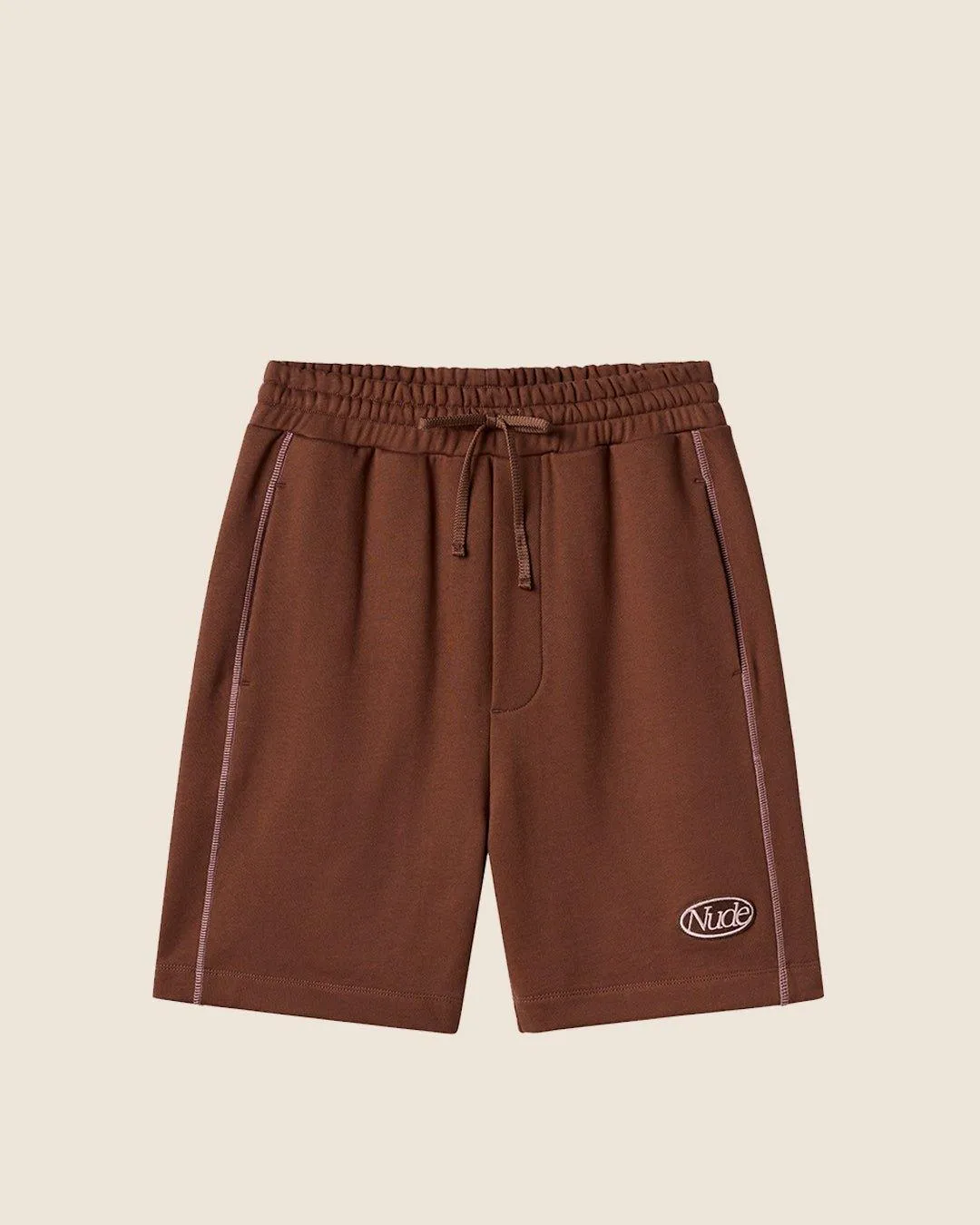 Overlock Shorts Brown