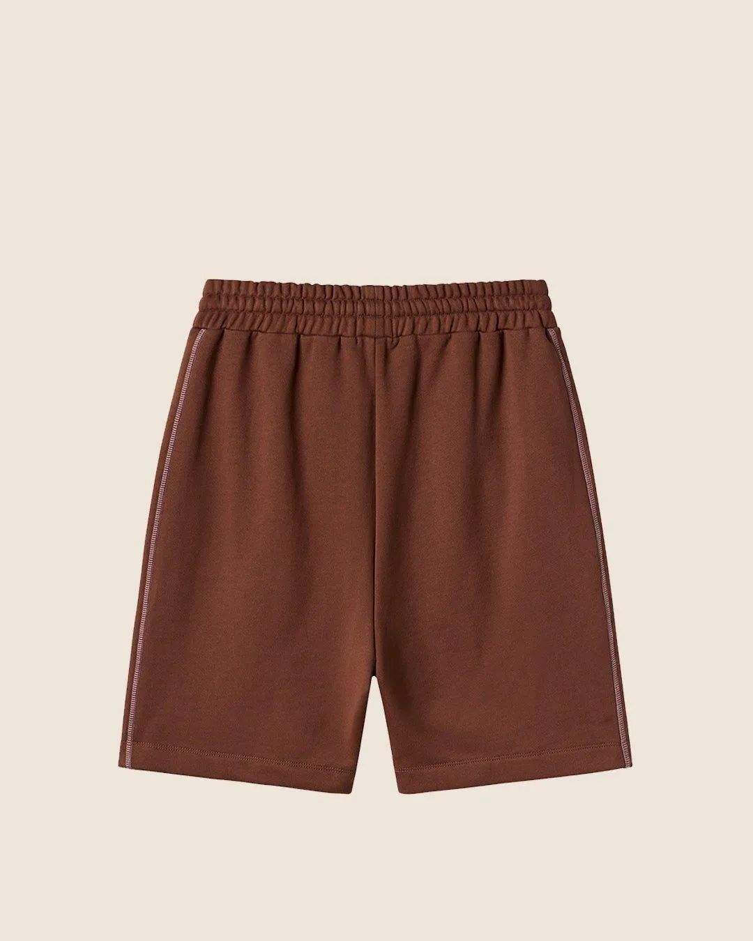Overlock Shorts Brown