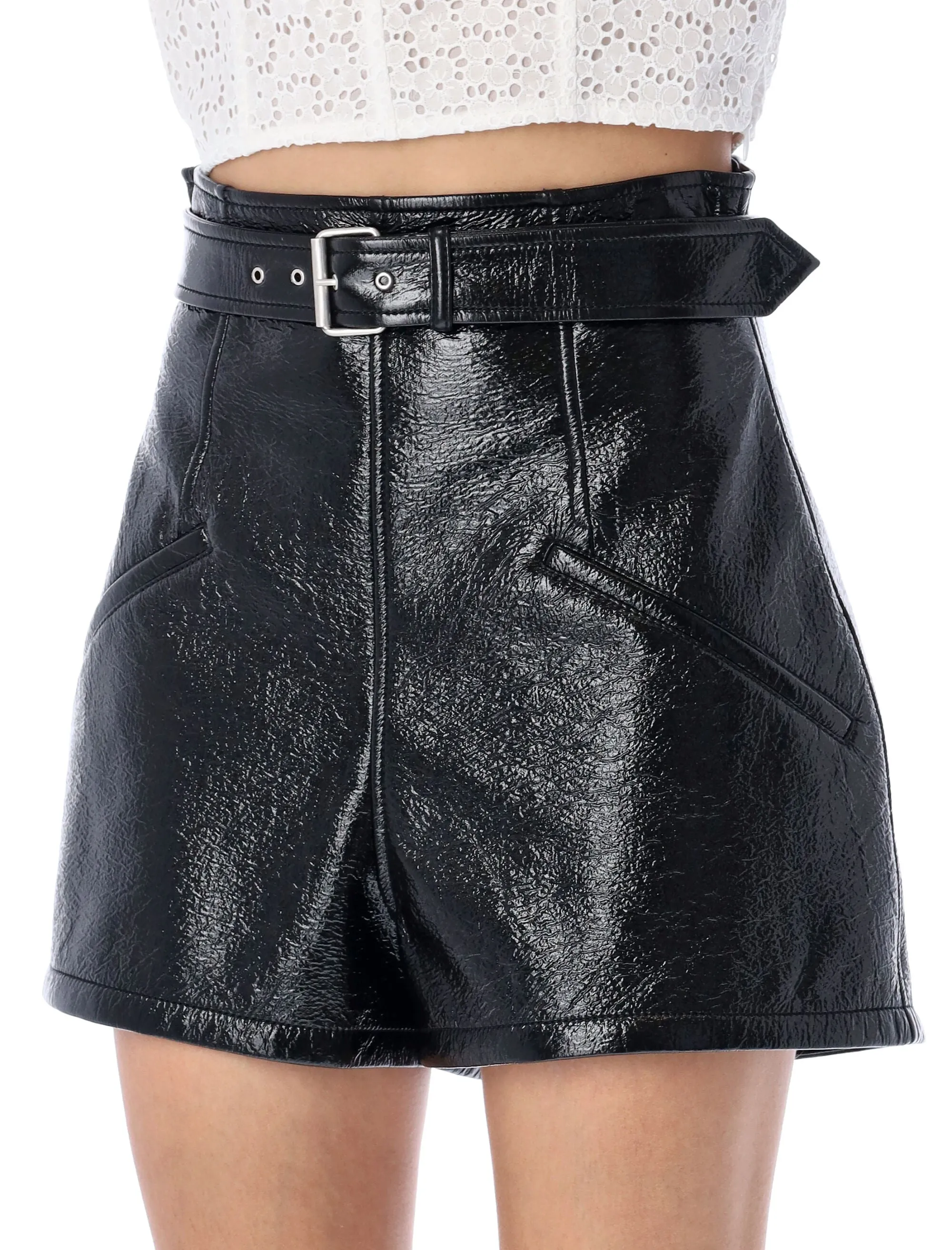 Philosophy Di Lorenzo Serafini High-Waisted Shorts